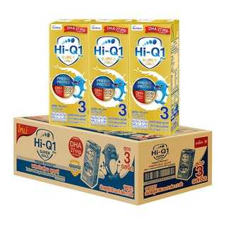 Hi-Q super gold (ผลิตภัณฑ์นม UHT) สูตร 3  180มล.x27กล่อง 8851359984693 (07) ลดถึง20/05/68