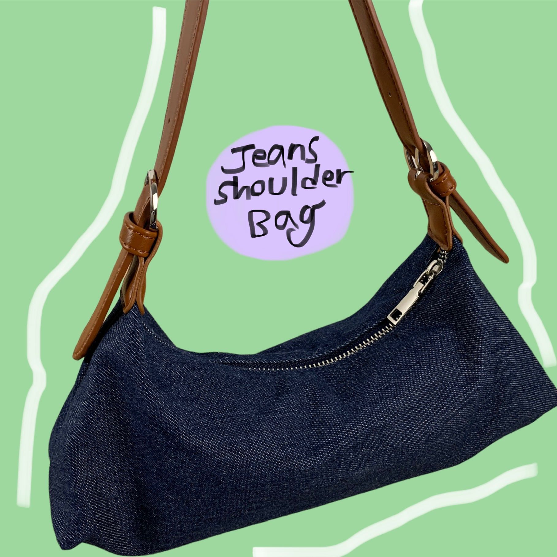 (PRE ORDER) JEANS SHOULDER BAG