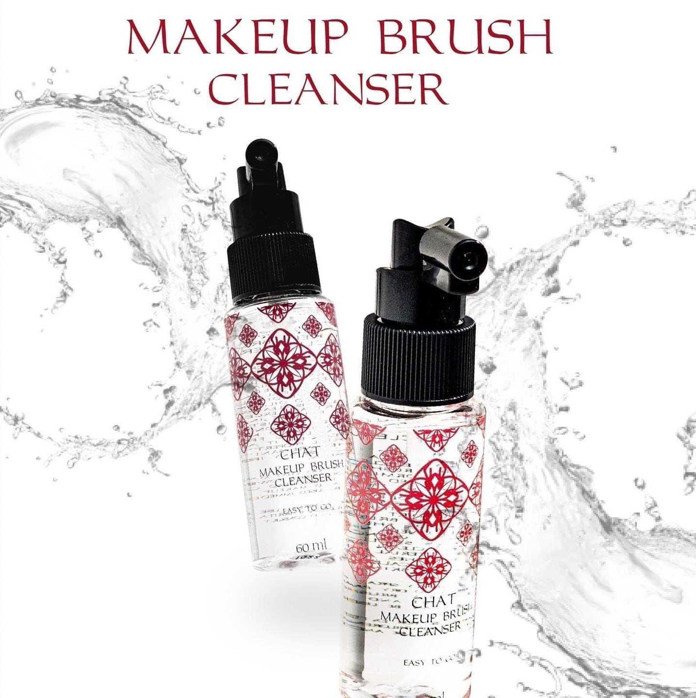 CHAT : น้ำยาล้างแปรงแต่งหน้า 60ml (Make Up Blush Cleanser)