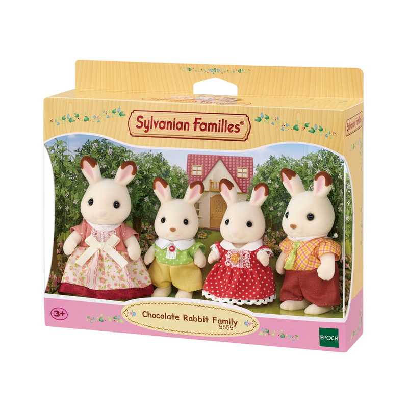 Sylvanian Families New Chocolate Rabbit Family / ซิลวาเนียน แฟมิลี่ ครอบครัวชอคโกแลตแรบบิท ชุดใหม่