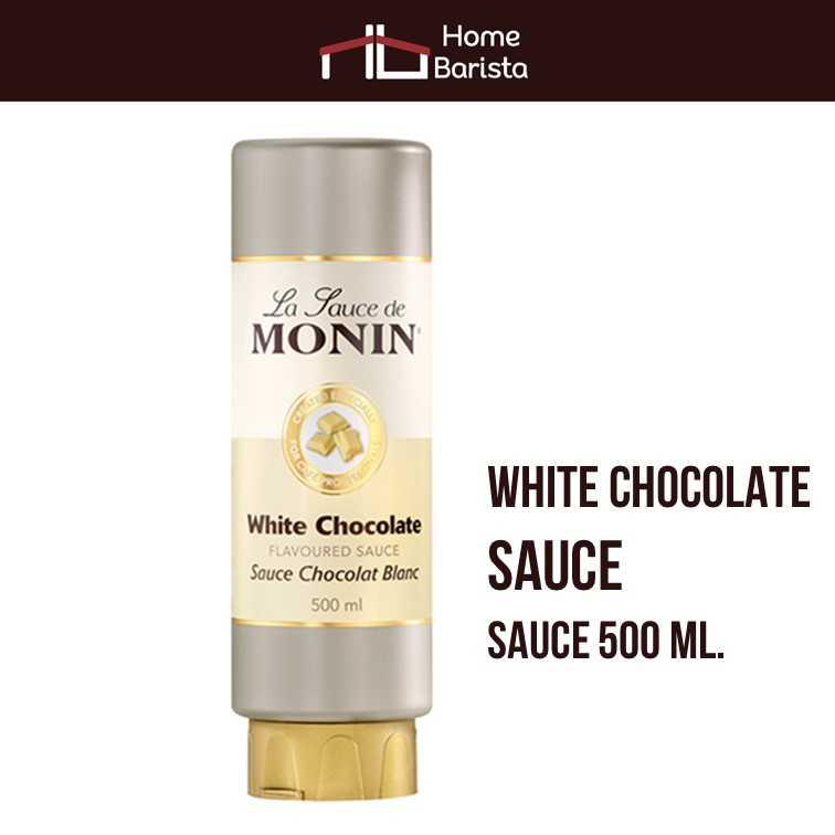 ซอส MONIN White Chocolate Sauce 500ml - รส ไวท์ ช็อคโกแลต
