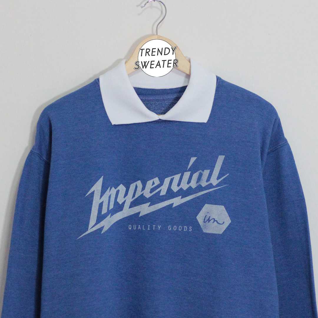 สเวตเตอร์ คอปก มือ 2 มีลายพิมพ์ Size XL