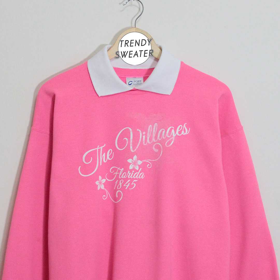 สเวตเตอร์ คอปก มือ 2 ป้าย Port and Company Size L