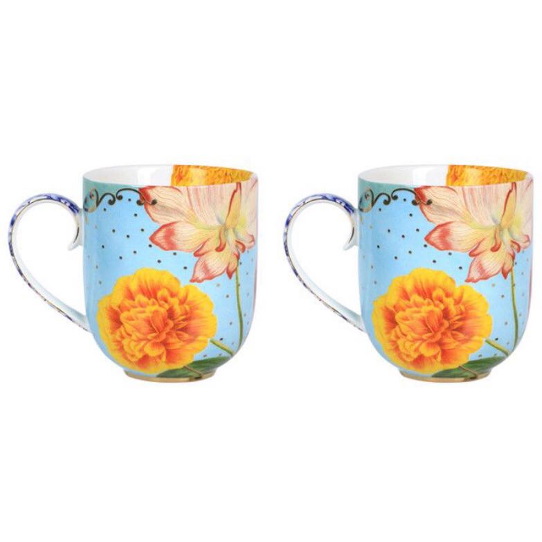 Royal - Set 2 Mugs Large Flower