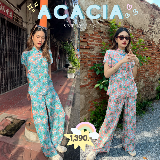 Set Qipao - Acacia