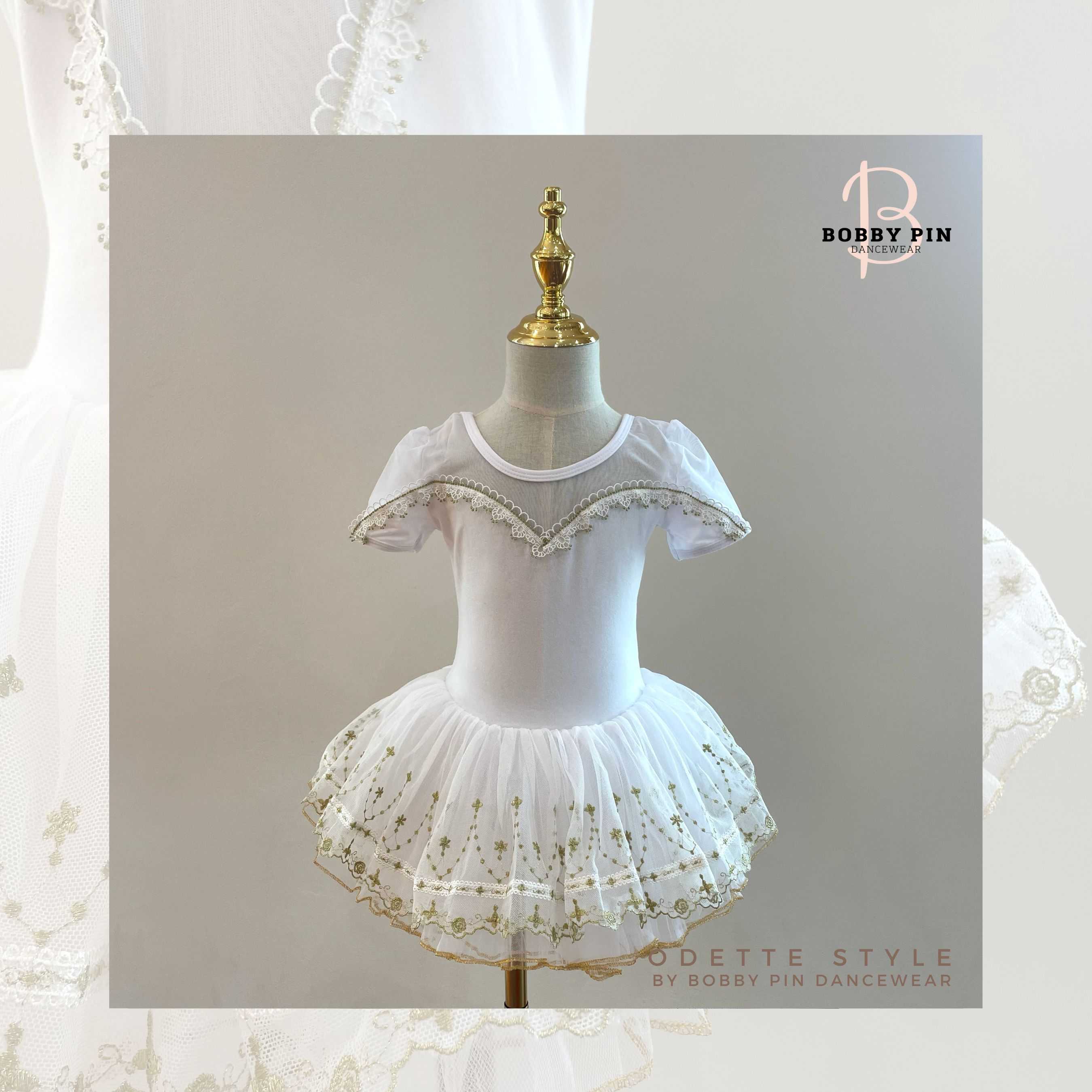 ชุดบัลเล่ต์เด็ก Odette Style (white swan - size S)