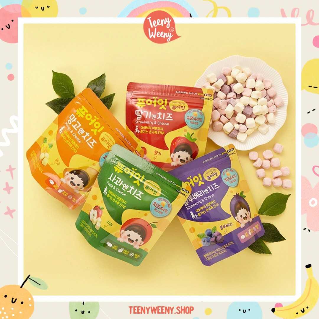 ขนมเด็กเกาหลี - Fruit & Cheese snack