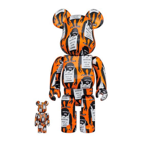 Bearbrick 'Monkey Sign Brandalism' 100%+400%