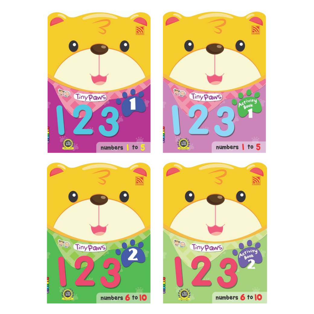 Tiny Paws 123 Book 1-2