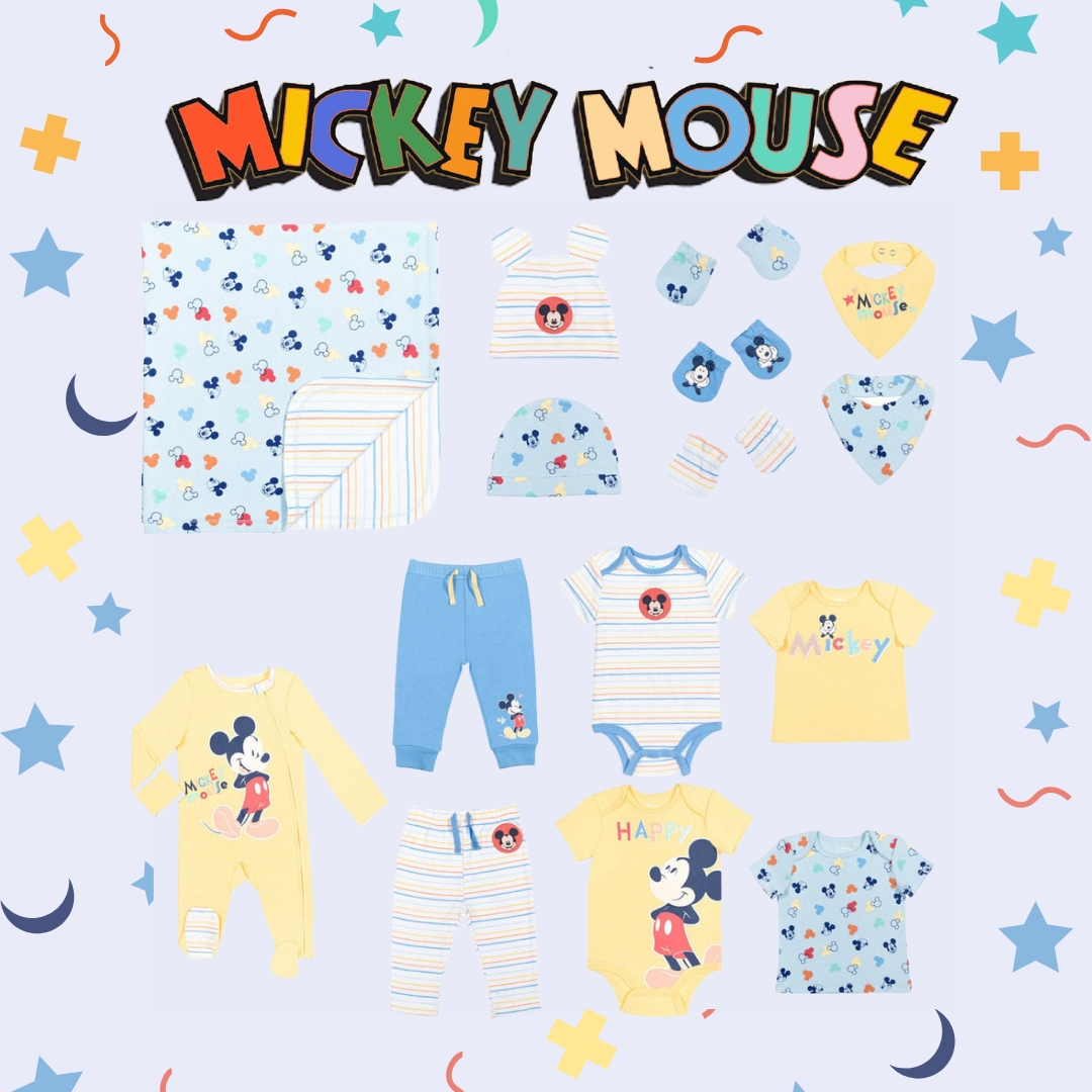 Mickey Mouse Newborn Outfits [15pcs]