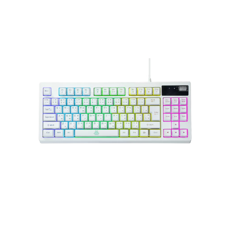 KEYBOARD คีย์บอร์ด EGA TYPE-K6 (WHITE)