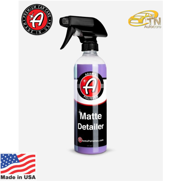 Adam's Matte Detailer (16 oz/473 ml) ผลิตภัณฑ์สเปรย์เคลือบผิวรถยนต์ สำหรับพื้นผิวด้านและสีซาติน