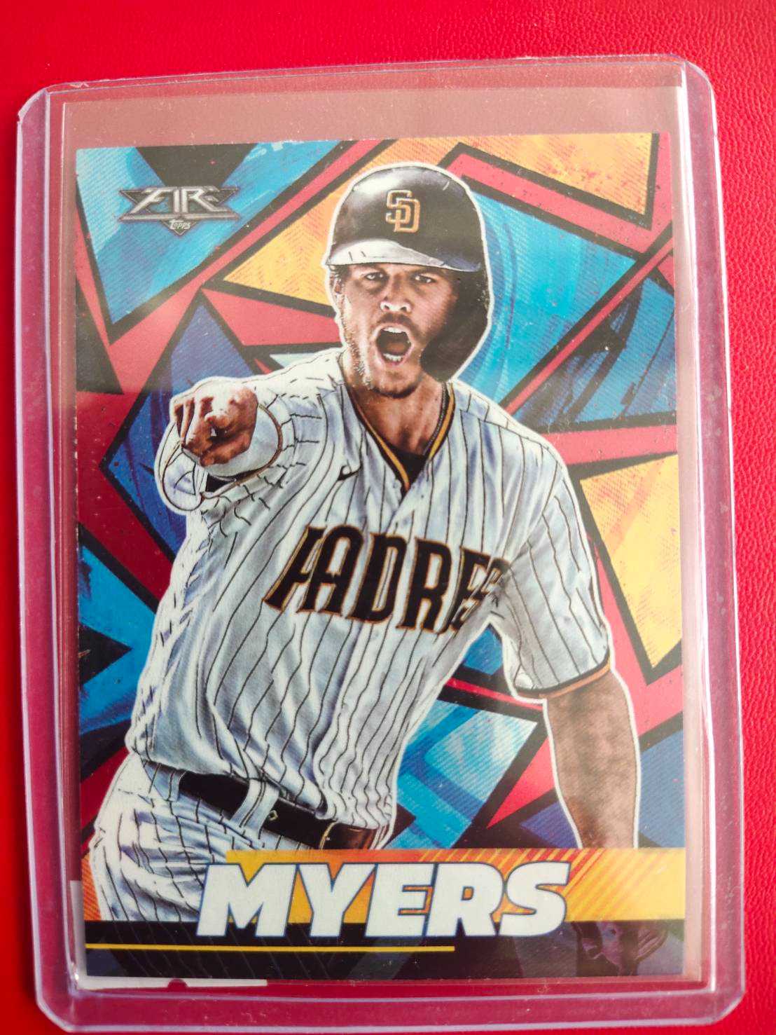2021 Topps Fire Flame Wil Myers #138