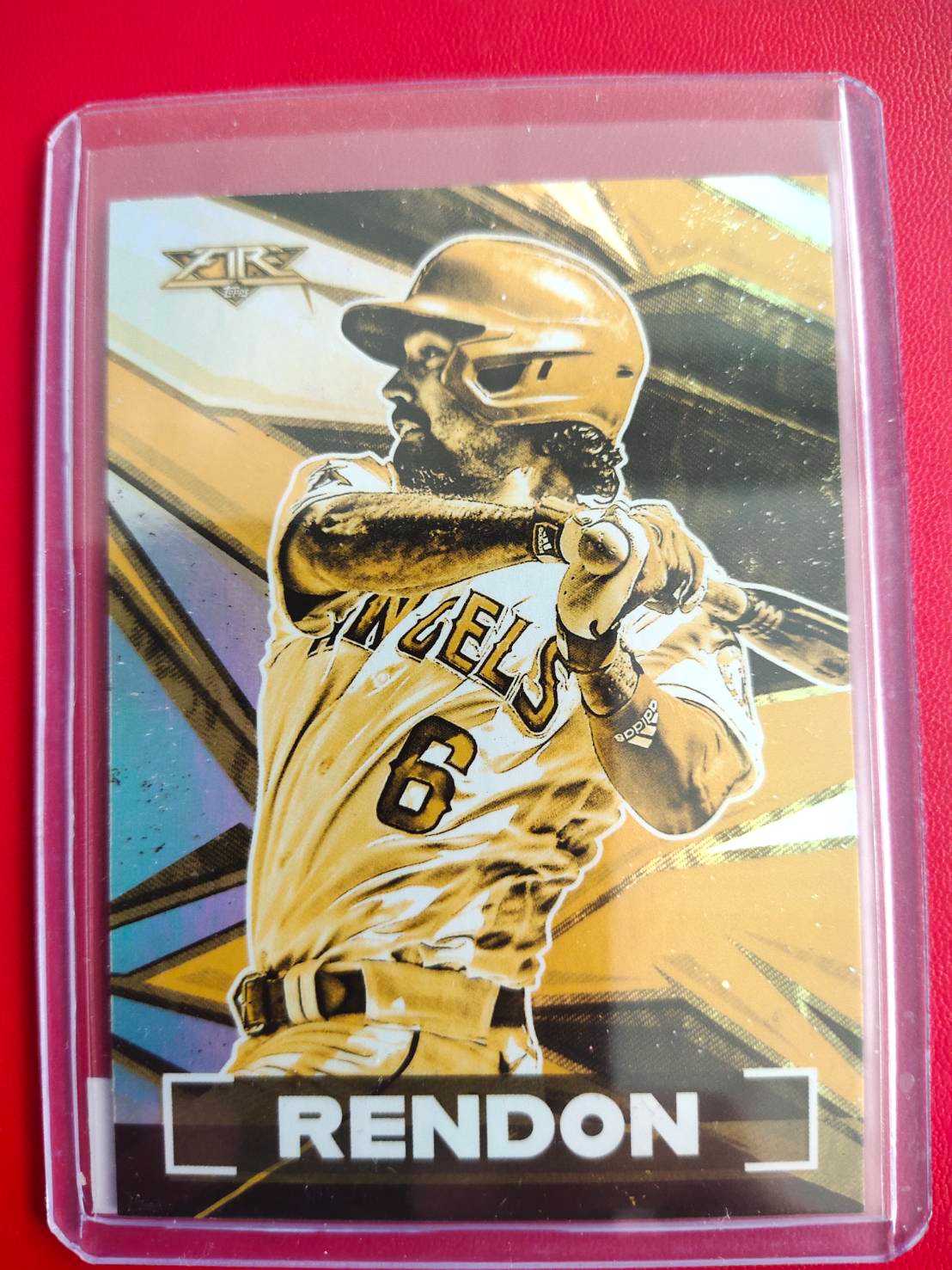 2021 Topps Fire Anthony Rendon Gold Minted # 65