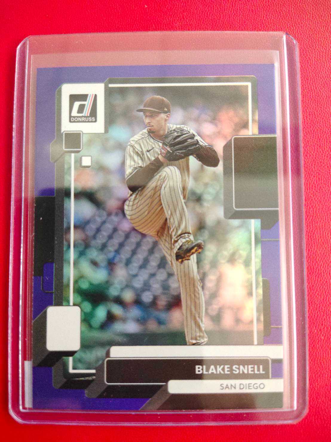 2022 Panini Donruss Baseball Blake Snell Base #146 Holo Purple Parallel