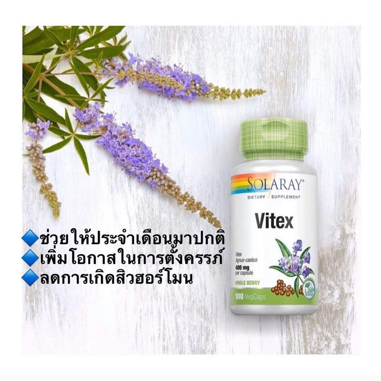 Solaray Vitex  100 VegCaps