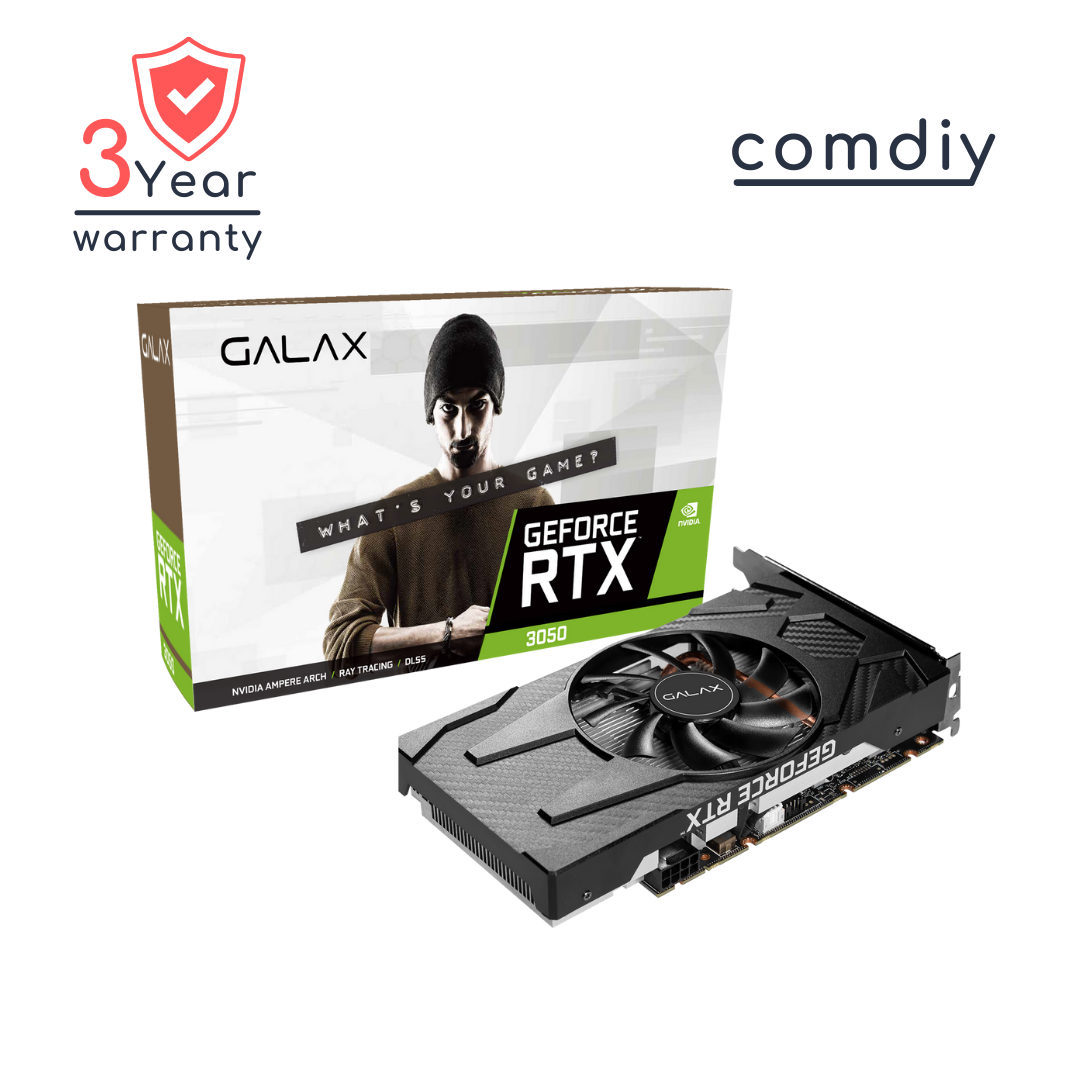 GALAX GEFORCE RTX 3050 1-CLICK OC V2 8GB VGA การ์ดจอ by comdiy