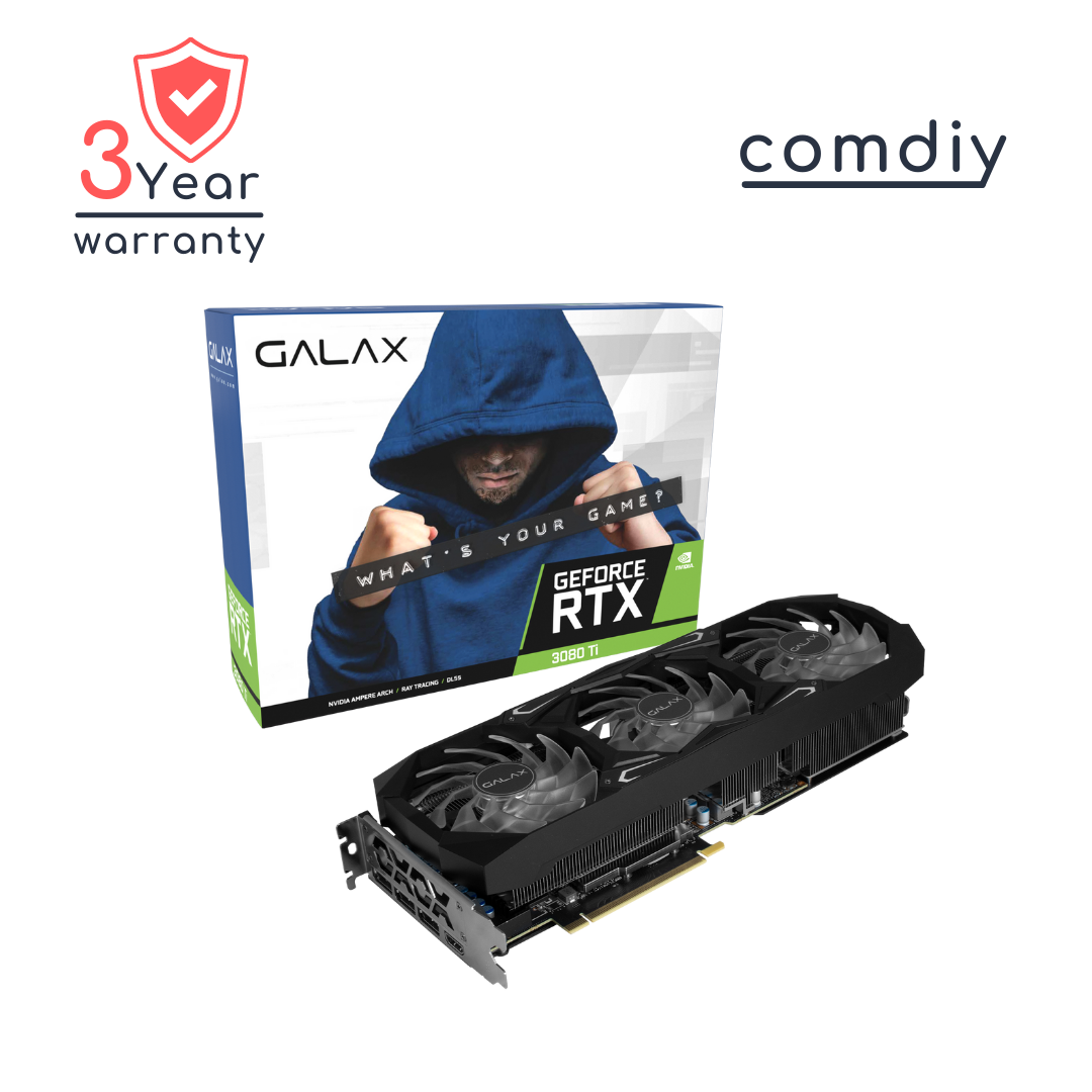 GALAX GEFORCE RTX 3080 TI SG 1-CLICK OC 12GB LHR VGA การ์ดจอ by comdiy