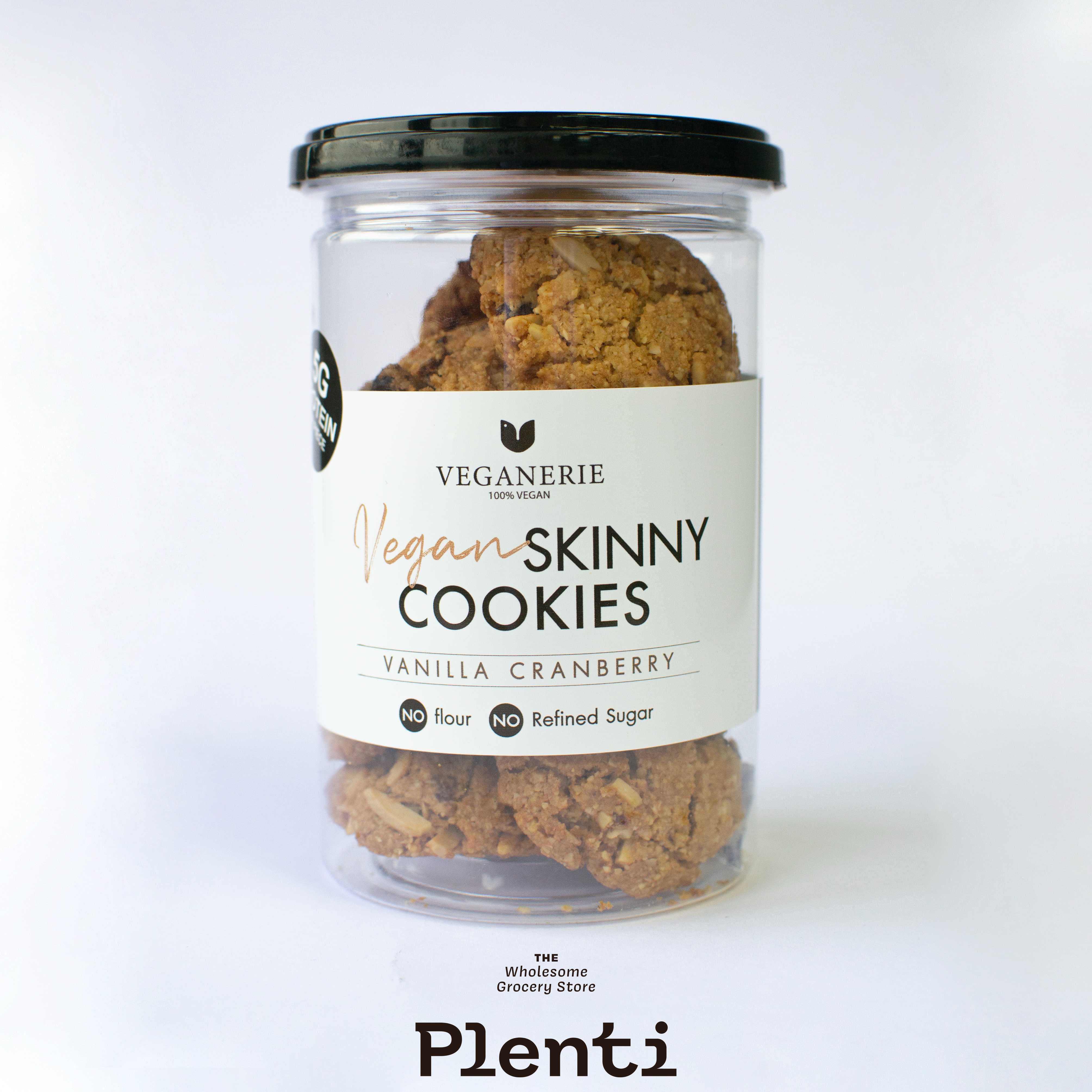 Vegan Skinny Cookies Vanilla Cranberry - VEGANERIE