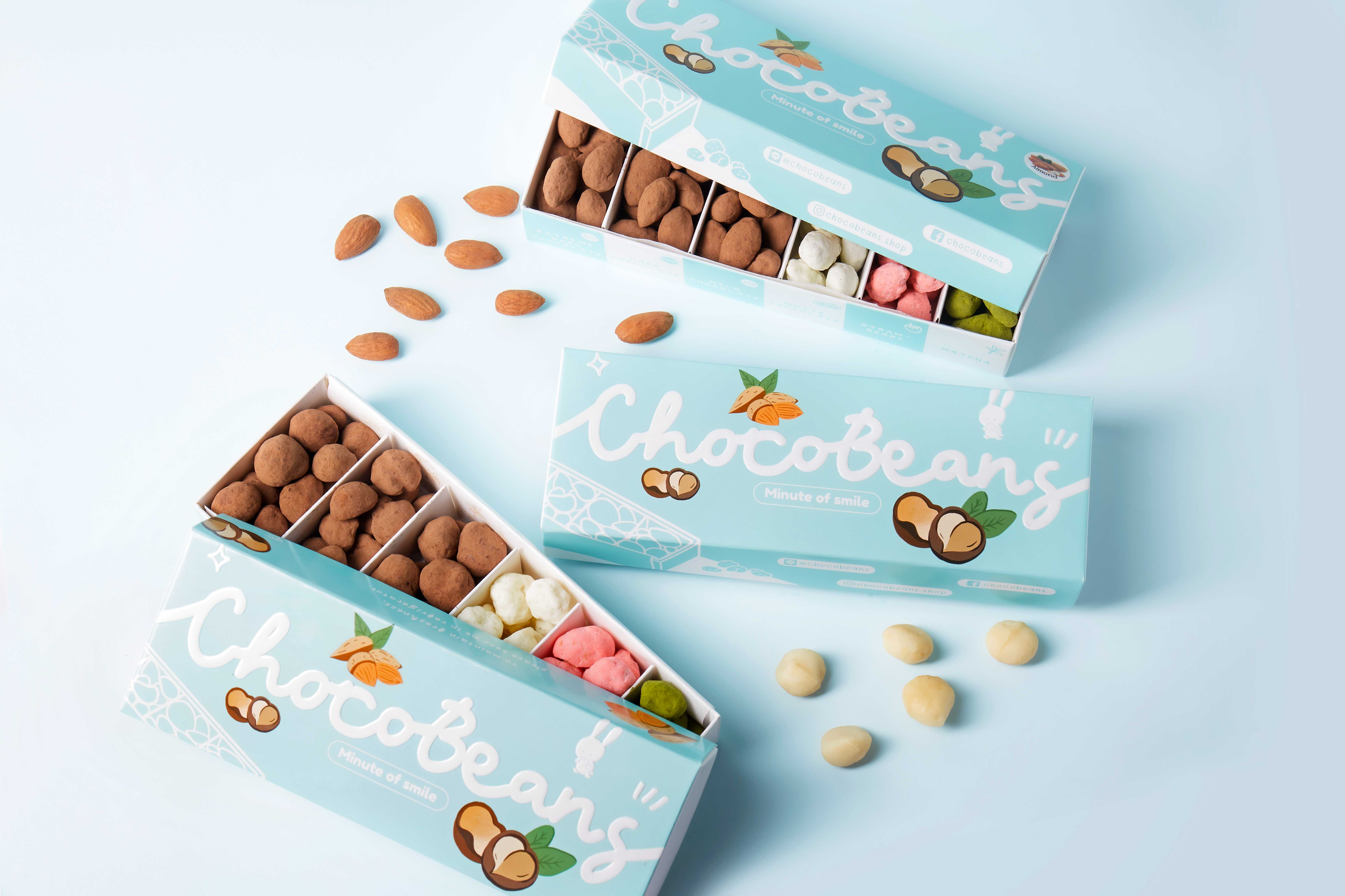 Mixed box 200 กรัม กล่องรวมรส 6 รสชาติ Chocobeans อาหารยอดฮิต