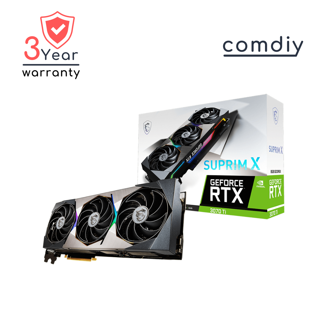 MSI GEFORCE RTX 3070 Ti SUPRIM X 8GB VGA การ์ดจอ by comdiy