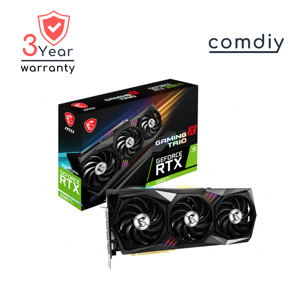 MSI GEFORCE RTX 3080 Ti GAMING X TRIO 12GB VGA การ์ดจอ by comdiy