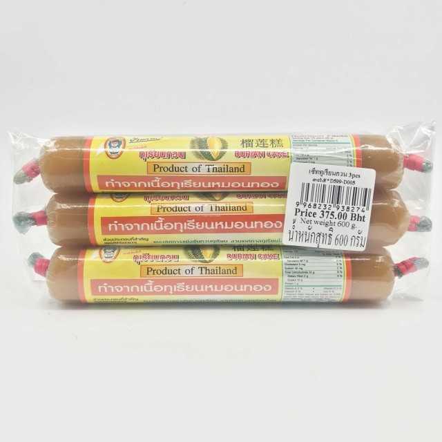 ทุเรียนกวน แพ็ค3ชิ้น (ใหญ่) 600 g