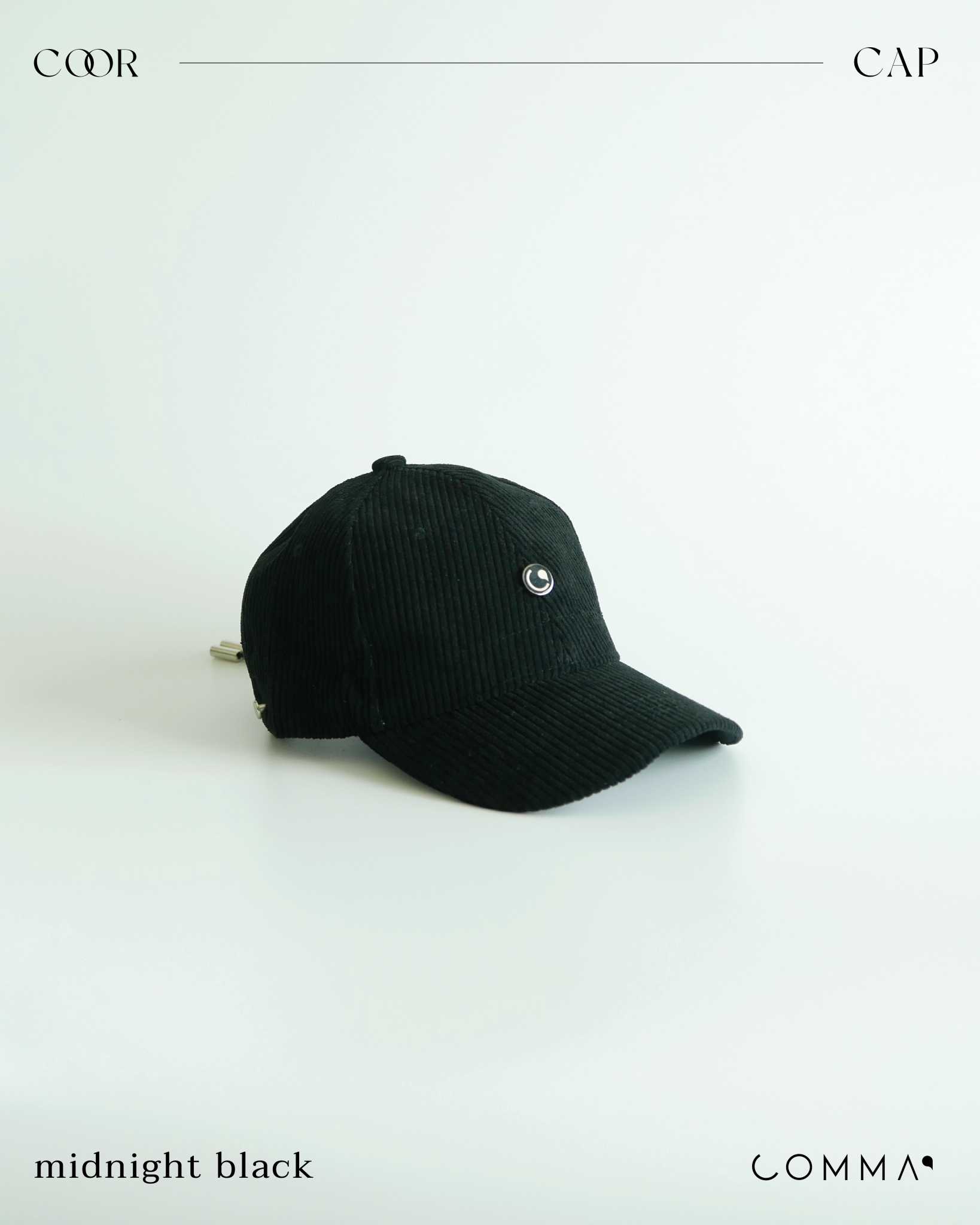 COOR CAP -MIDNIGHT BLACK