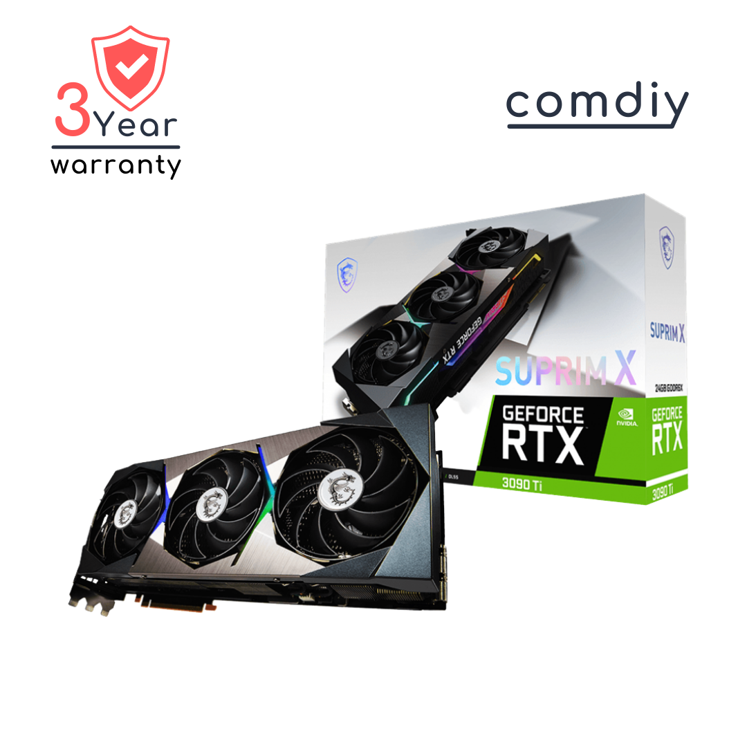 MSI GEFORCE RTX 3090 TI SUPRIM X 24G 24GB VGA การ์ดจอ by comdiy