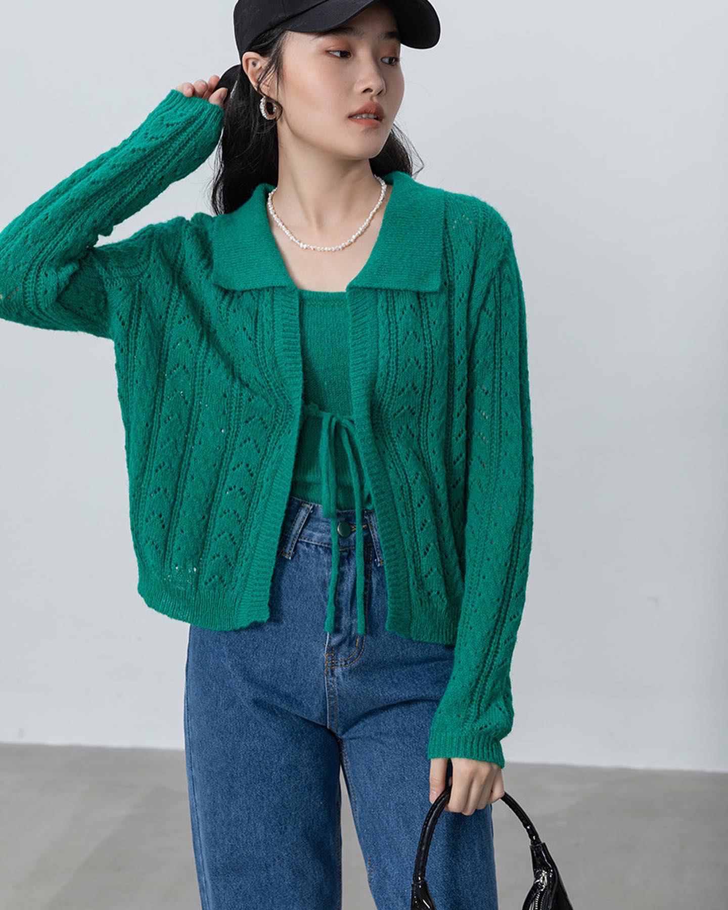Slin cami&cardigan set [pre order]