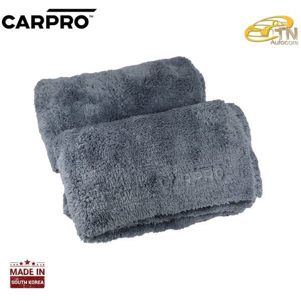 CARPRO BOA Grey Edgeless Microfiber Towel ผ้าไมโครไฟเบอร์ BOA ไร้ขอบสีเทาหนาพิเศษ 500gsm