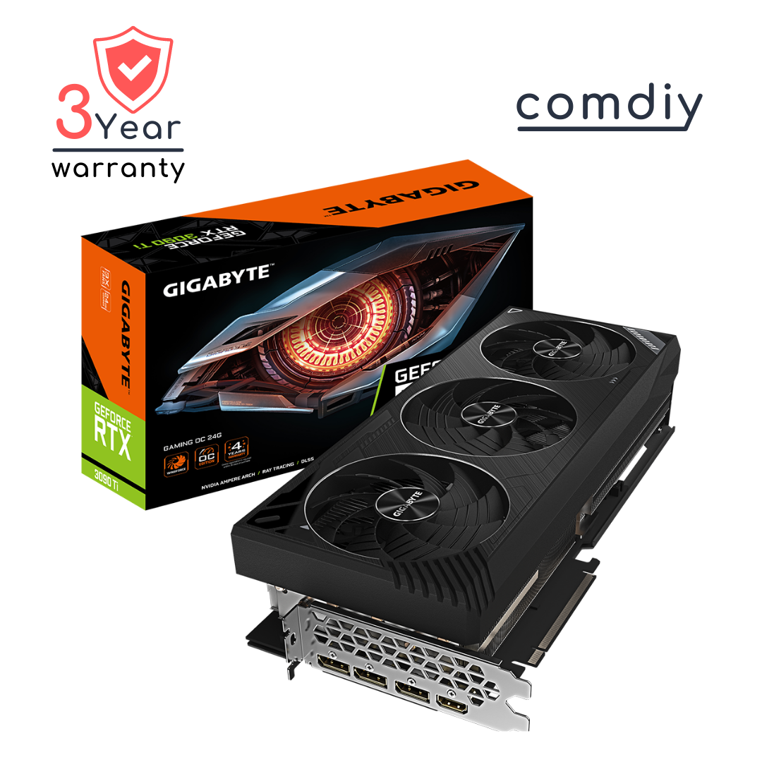 GIGABYTE GEFORCE RTX 3090 TI GAMING OC 24G 24GB VGA การ์ดจอ by comdiy