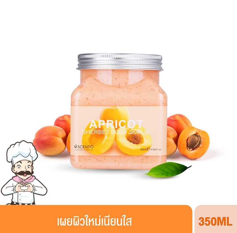 เซนทิโอ แอพริคอท แอนตี้-เอจจิ้ง เชอร์เบท สครับ (350 มล.)