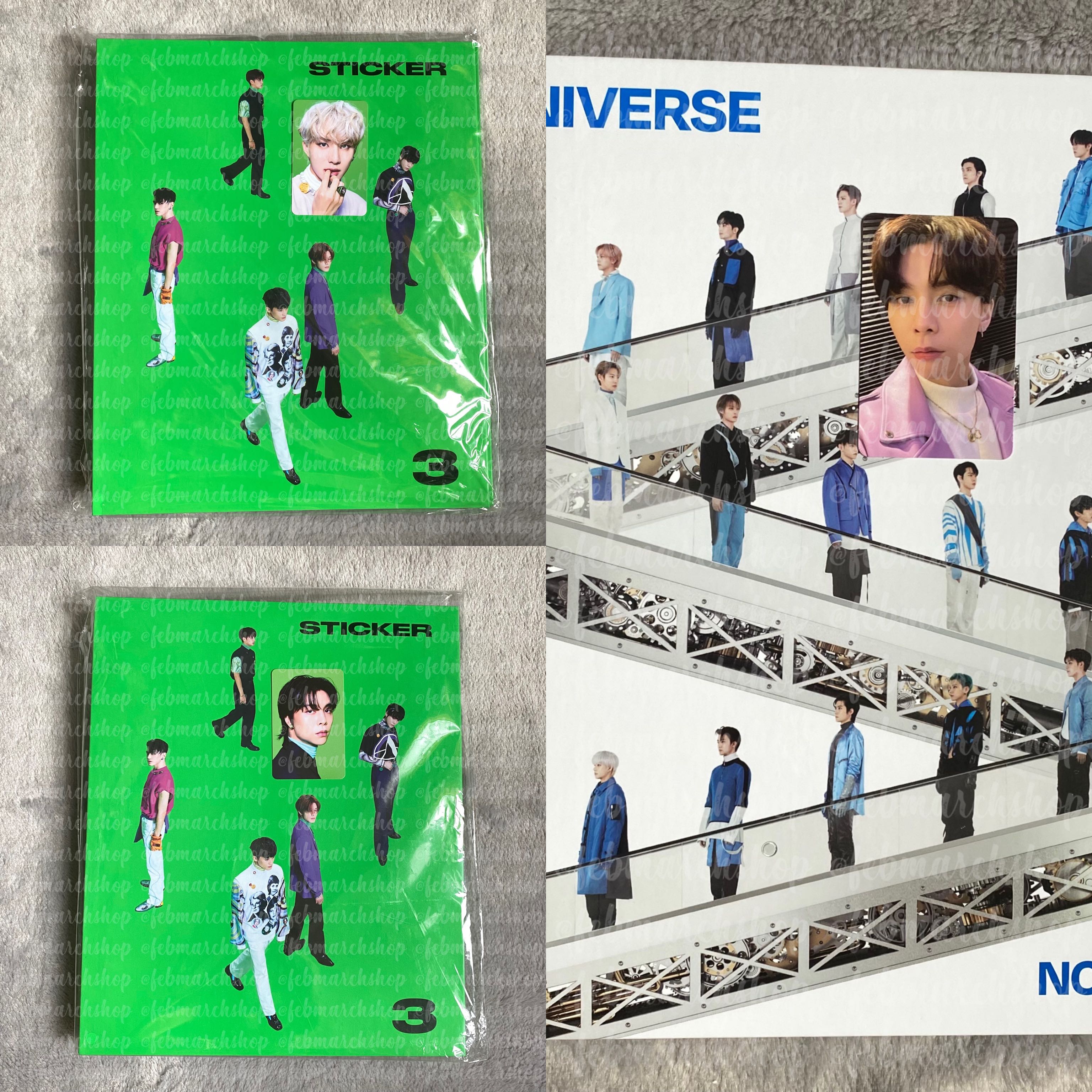 พร้อมส่ง nct 127 binder - sticker nct 2021 universe จองอู จอห์นนี่ แฟ้มเก็บการ์ด โปสการ์ด
