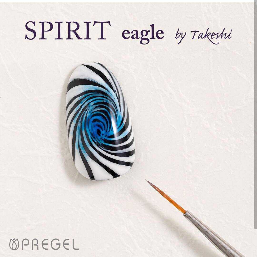 BRUSH TAKESHI EAGLE พู่กันเพ้นท์เล็บ