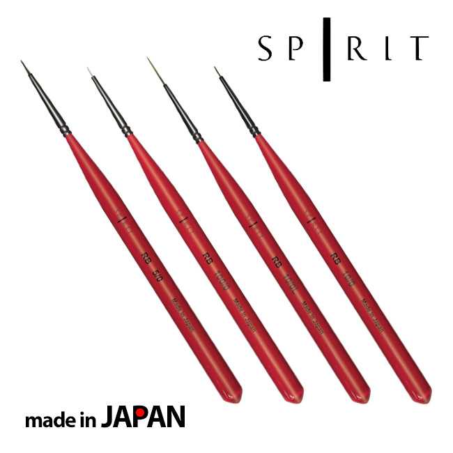 PREGEL BRUSH FOR ART, SPIRIT PREGEL (4 PCS/SET),พู่กันวาดลาย,พู่กันART, พู่กันเพ้นท์