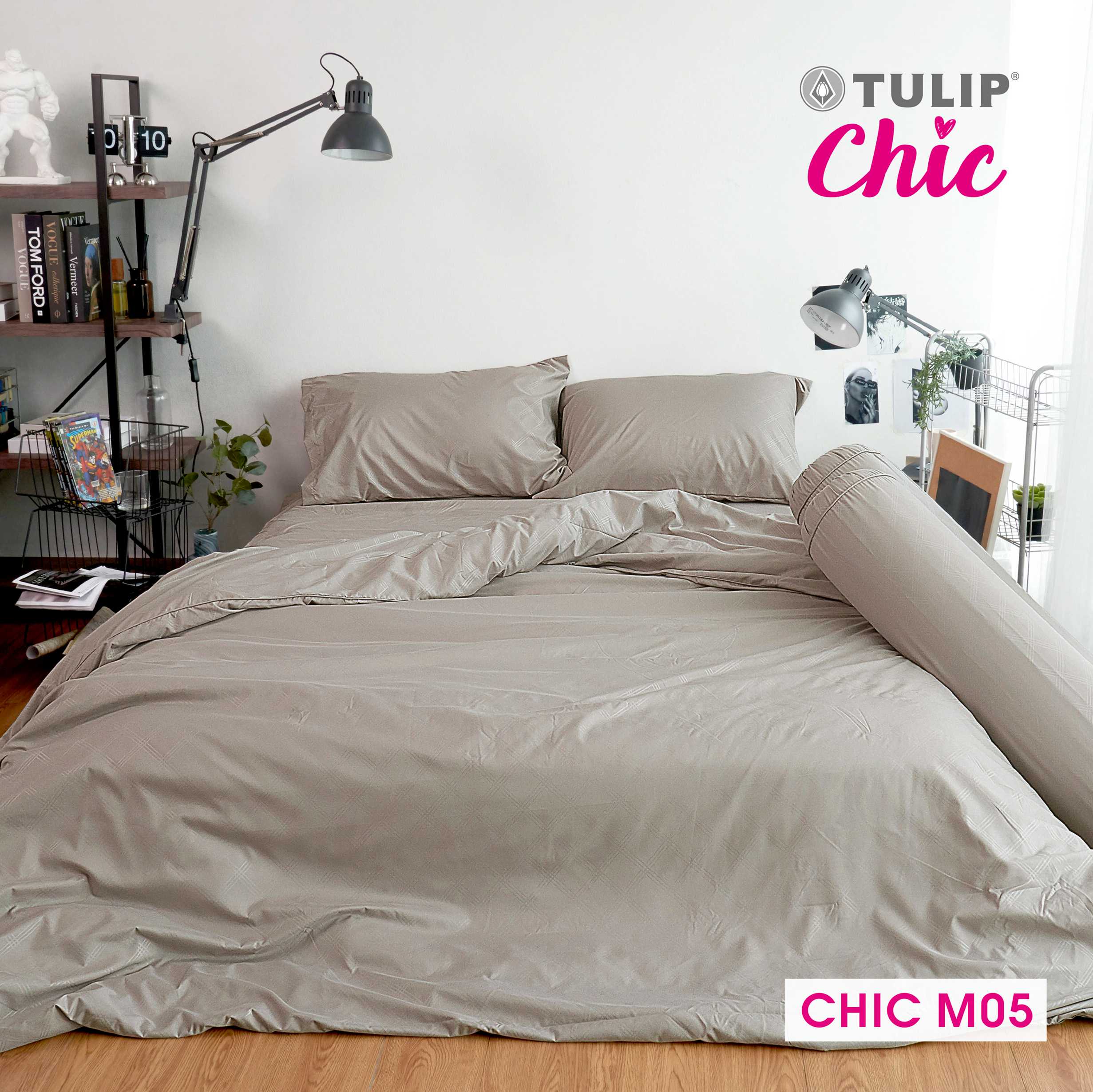 ชุดเครื่องนอน TULIP Chic อัดลาย CHIC M05
