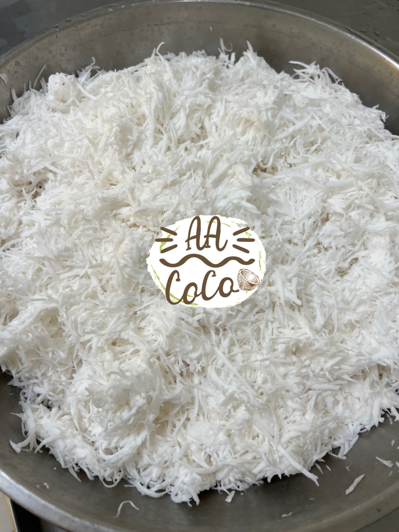 🌴เนื้อมะพร้าวน้ำหอม 🟢แบบทึนทึกขูดฝอย - 1 kg