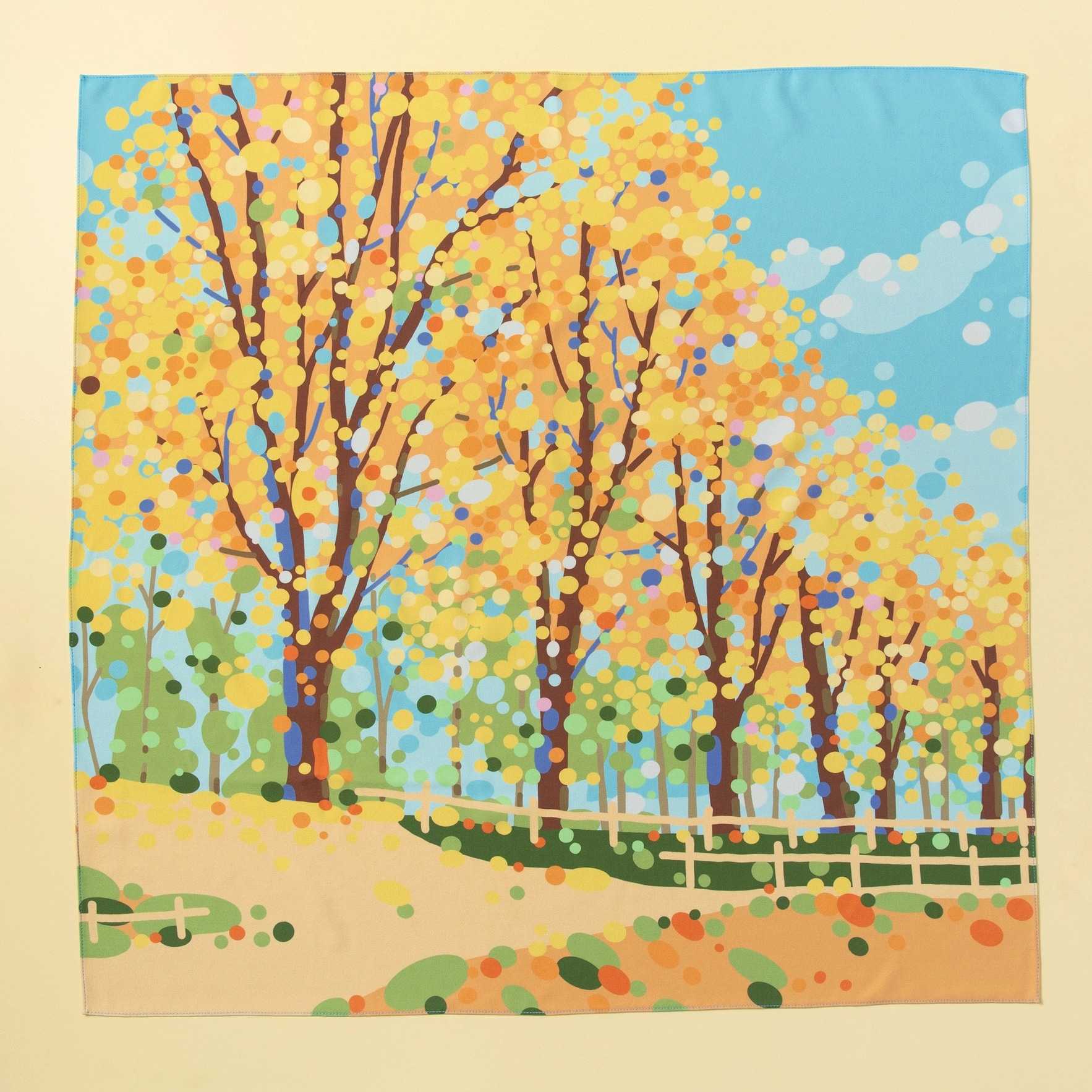 Vacation Time - Autumn Mini Shawl