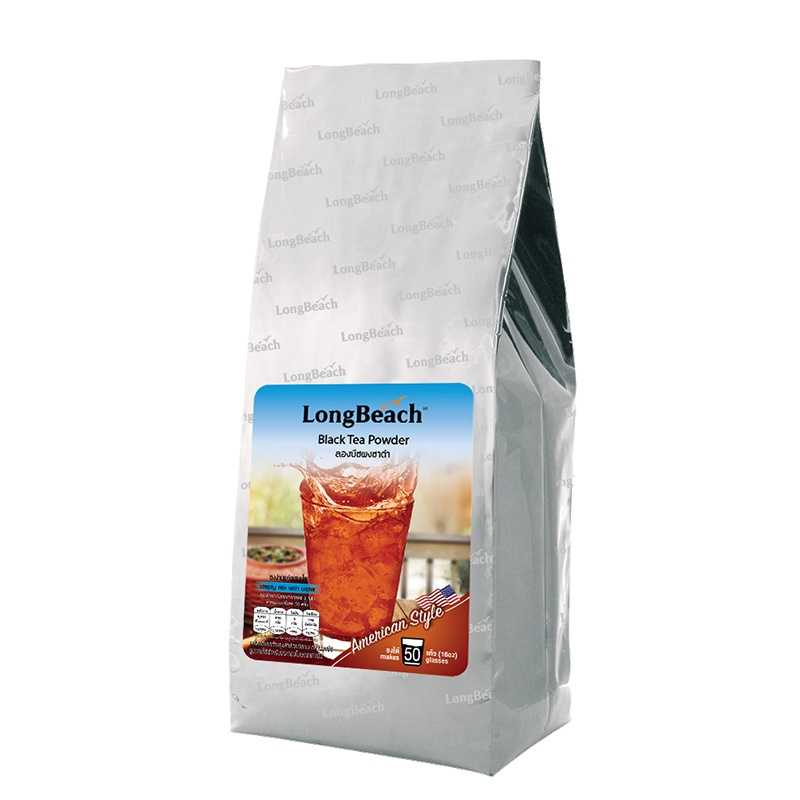 ลองบีชผงชาอเมริกัน ชาดำ ขนาด 900 กรัม LongBeach American Iced Tea - Black Tea size 900g.