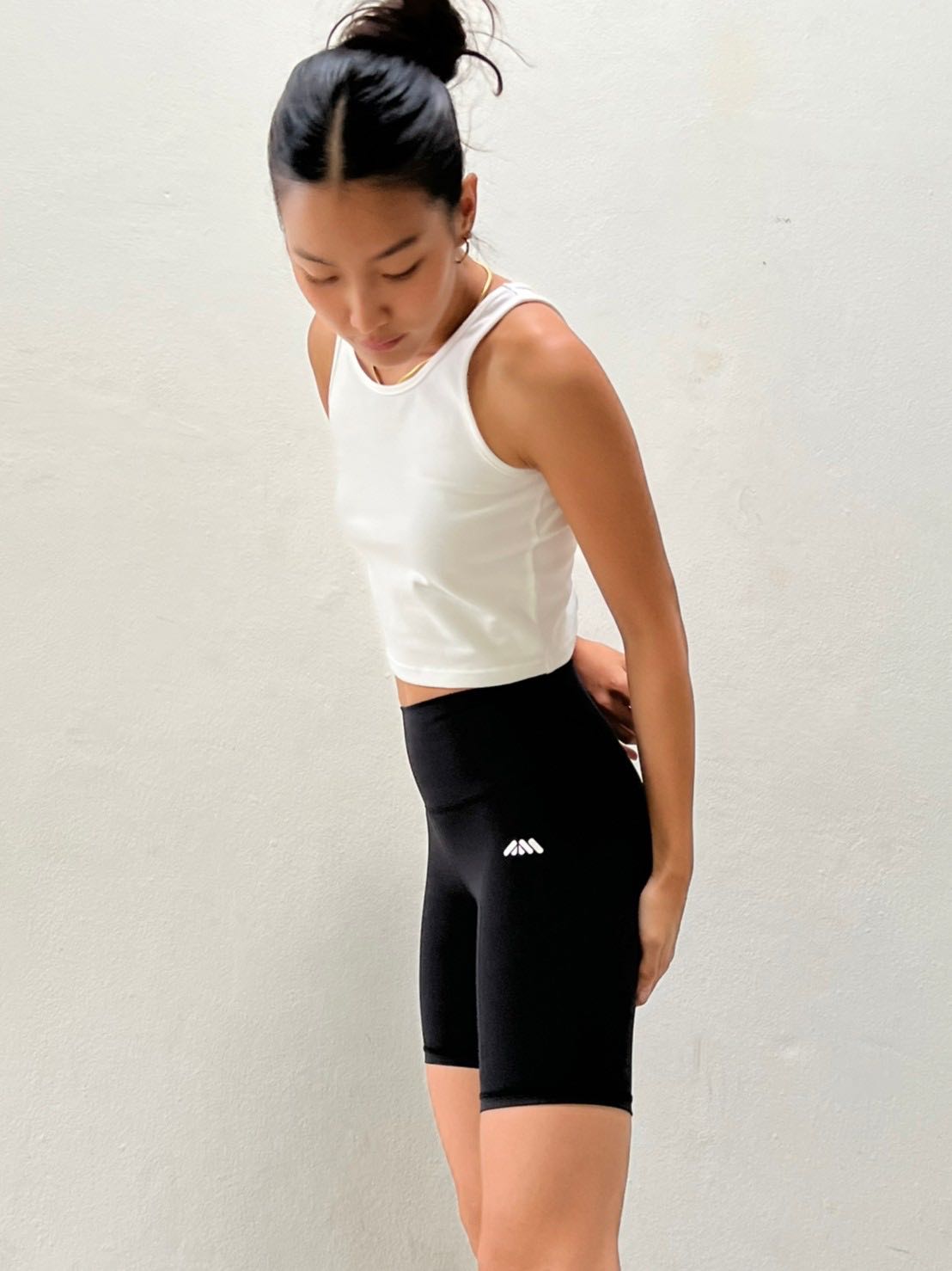 Multipurpose Biker Short in Black