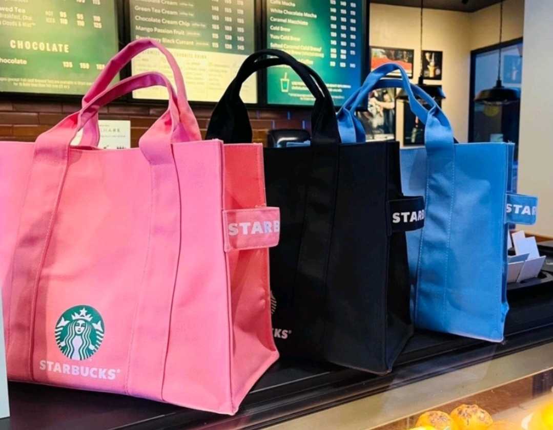 กระเป๋าแคนวาส Starbucks