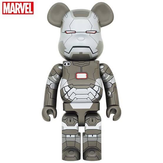 Bearbrick War Machine Ironman  1000% Marvel