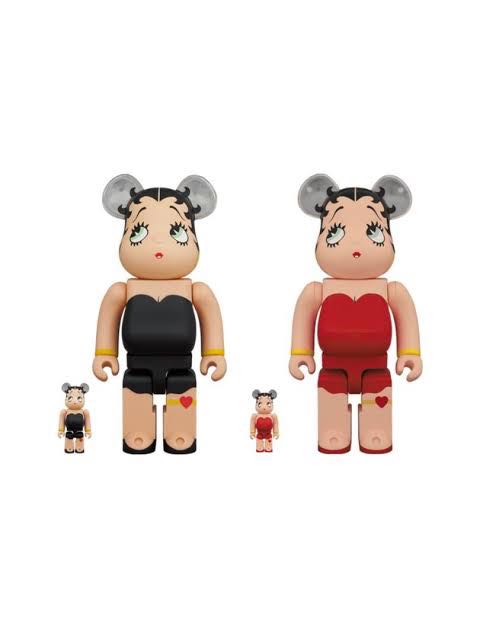 Bearbrick Betty Boop Black & Red 400/100