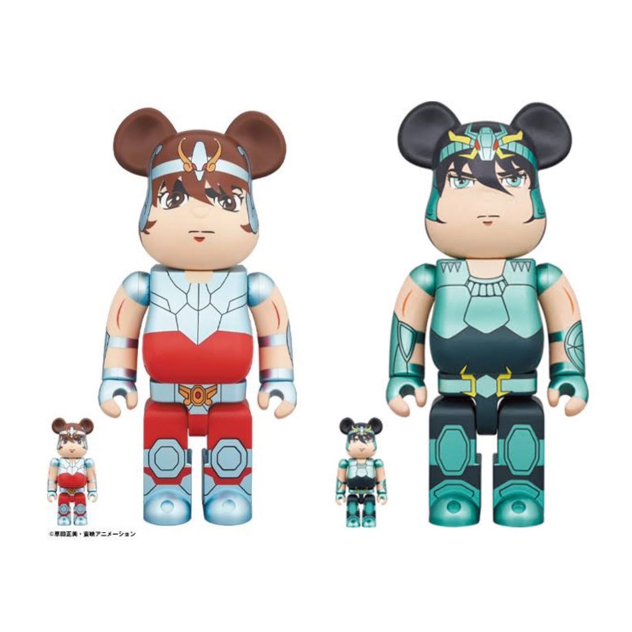 Bearbrick Saint Seiya & Shiryu 400/100 Set of 2