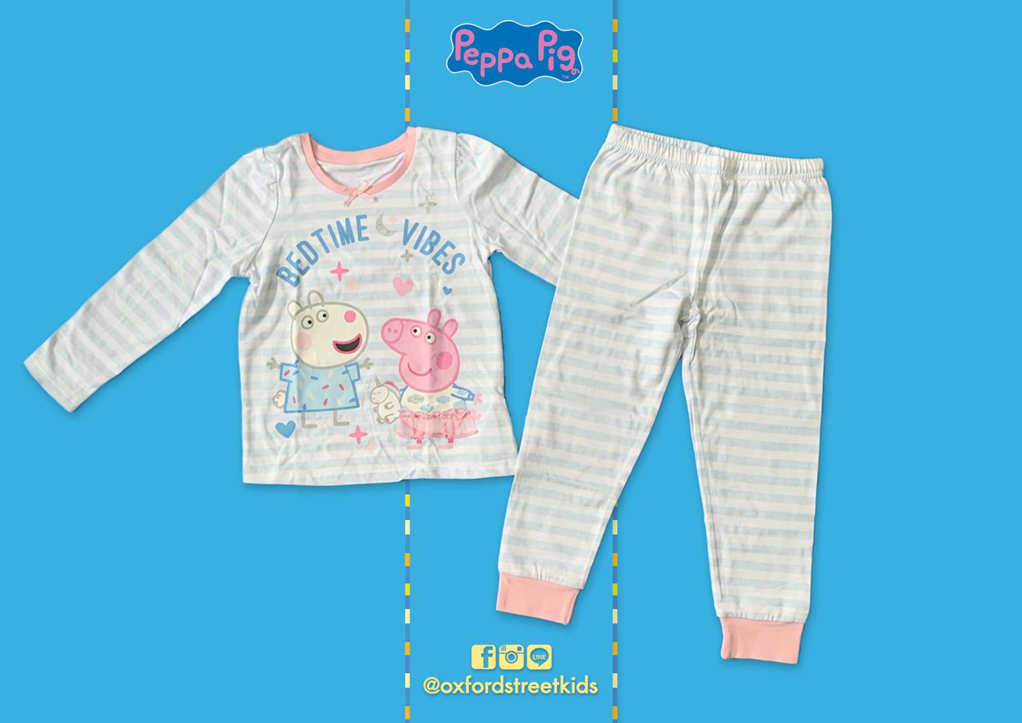 𝐒𝐀𝐋𝐄❗️ [2-3Y] Peppa Pig Pyjamas Set ชุดนอน เปปป้า พิก