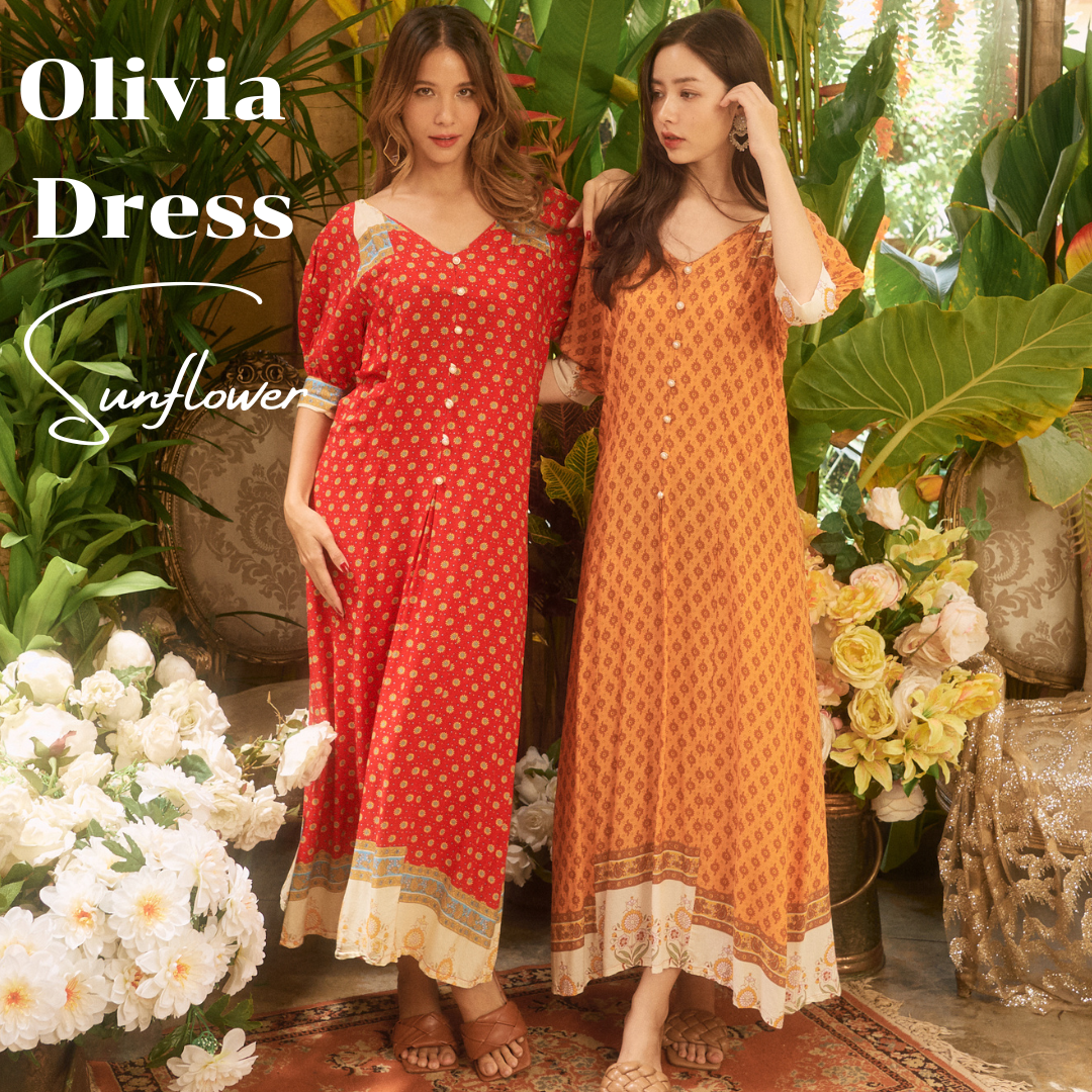 Dress Olivia sunflower