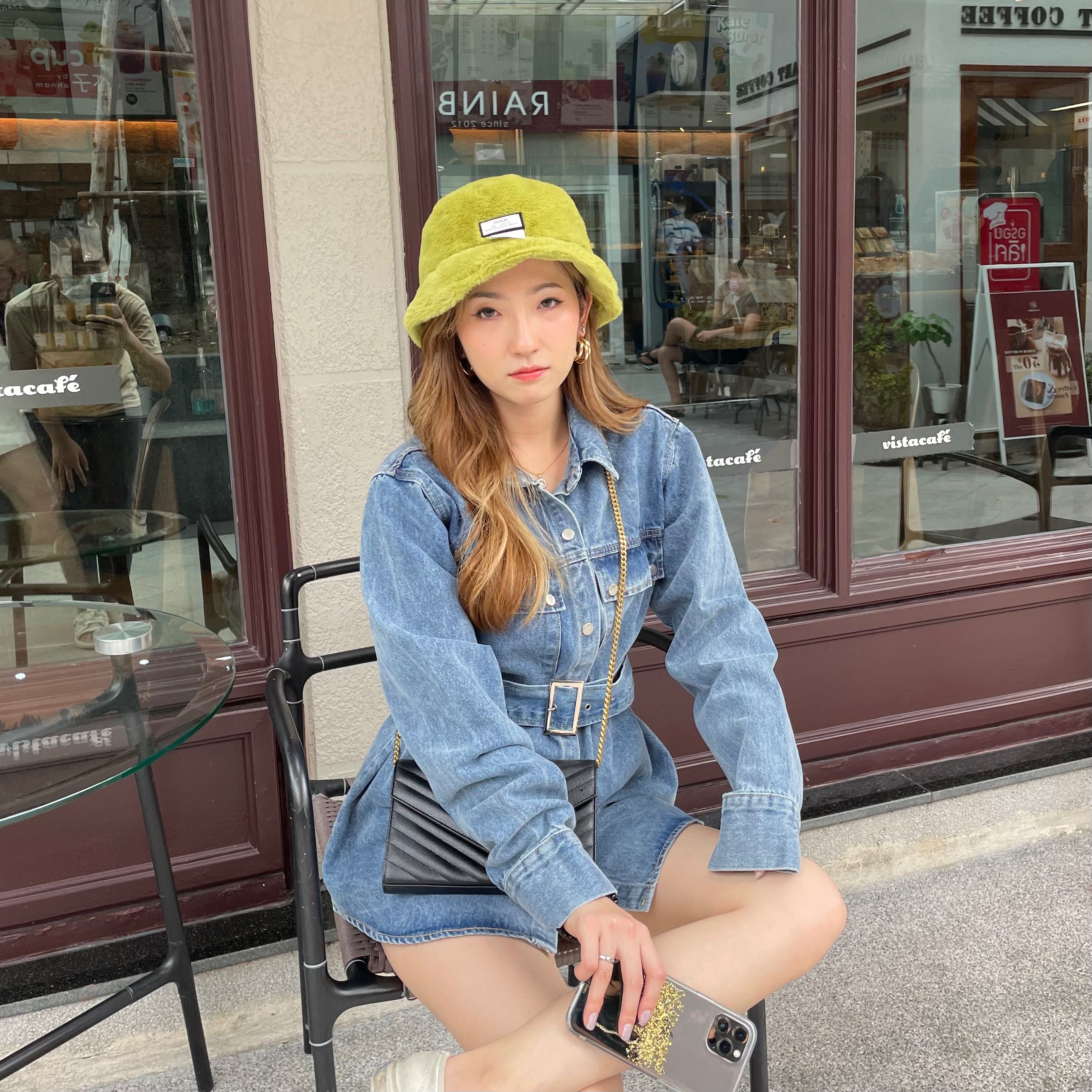 Mini dress jeans