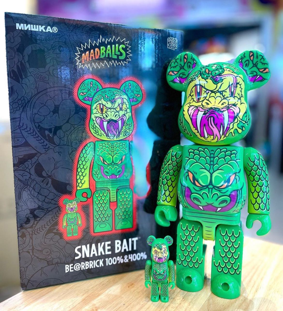 Bearbrick Snake Bait 400/100 🐍