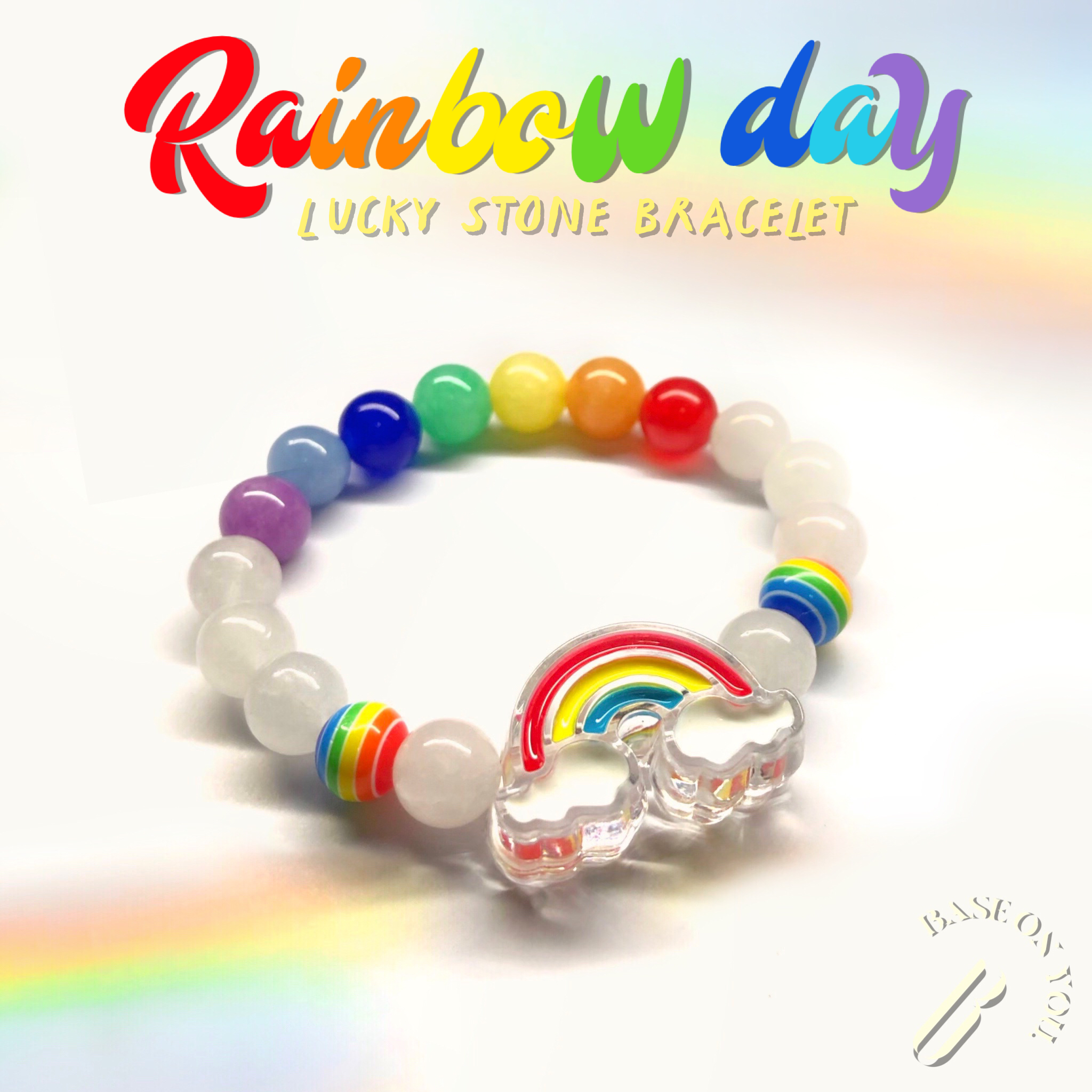 RAINBOW DAY (Lucky stone bracelet) - BASE ON YOU